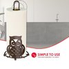 Hds Trading Steel Owl Paper Towel Holder, Bronze ZOR96024